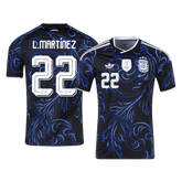 Męska koszulka Argentyny wyjazdowa L. MARTÍNEZ #22 - Mundial 2026