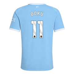 Męska koszulka Manchesteru City domowa DOKU #11 wersja zawodnicza 2026/27