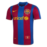 Męska Koszulka Retro Domowa Barcelona 2007/08
