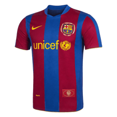 Męska Koszulka Retro Domowa Barcelona 2007/08