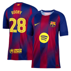 Męska Koszulka Domowa Barcelona ROONY #28 2025/26 - UCL