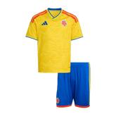 Dziecięcy Zestaw Domowa Colombia (Koszulka+Spodenki) World Cup 2026