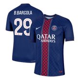 Męska Koszulka Domowa PSG B.BARCOLA #29 Wersja Piłkarska 2025/26 - Slim Fit - Topowe Koszulki Pilkarskie Sklep Internetowy