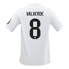 Męska Koszulka Domowa Real Madryt VALVERDE #8 2025/26