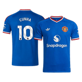 Męska wyjazdowa koszulka Manchesteru United 2026/27 – CUNHA #10