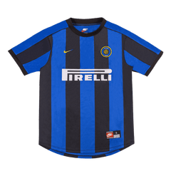 Męska Domowa koszulka piłkarska Retro RONALDO #9 1999/00 Inter Mediolan - Topowe Koszulki Pilkarskie Sklep Internetowy