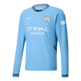 Manchester City Home Koszulka piłkarska z długim rękawem 2024/25 - Topowe Koszulki Pilkarskie Sklep Internetowy