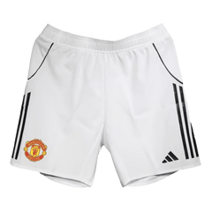 Męskie Spodenki Domowe Manchester United Wersja Piłkarska 25/26 - Topowe Koszulki Pilkarskie Sklep Internetowy