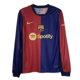 Męska Koszulka Domowa FC Barcelona z Długim Rękawem 2024/25 - Topowe Koszulki Pilkarskie Sklep Internetowy