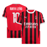Męska koszulka piłkarska RAFA LEÃO #10 AC Milan 2024/25 - UCL - Topowe Koszulki Pilkarskie Sklep Internetowy