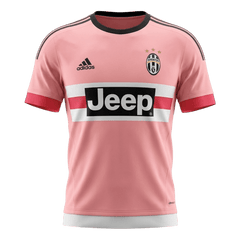 Męska Koszulka Retro Wyjazdowa Juventus 2015/16