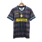 Męska wyjazdowa koszulka piłkarska Inter Mediolan Retro 1997/98 - Topowe Koszulki Pilkarskie Sklep Internetowy