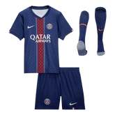 Dziecięcy Zestaw Domowa PSG (Koszulka + Spodenki + Skarpety) 2025/26