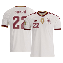 Męska koszulka Hiszpanii wyjazdowa CUBARSÍ #22 - Mundial 2026