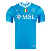 Męska Koszulka Domowa Napoli Wersja Piłkarska 2025/26 - Slim Fit