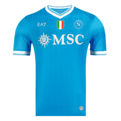 Męska Koszulka Domowa Napoli Wersja Piłkarska 2025/26 - Slim Fit