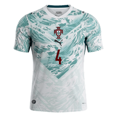 Męska koszulka Portugalii wyjazdowa RÚBEN DIAS #4 - Mundial 2026