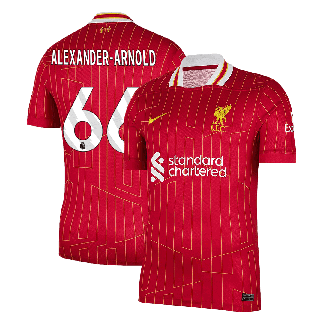 ALEXANDER-ARNOLD #66 Liverpool Koszulka domowa piłkarska 2024/25 - Topowe Koszulki Pilkarskie Sklep Internetowy