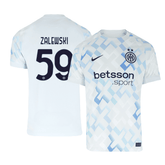 Męska Koszulka Wyjazdowa Inter Mediolan ZALEWSKI #59 2025/26 - Topowe Koszulki Pilkarskie Sklep Internetowy