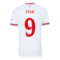 Męska koszulka Liverpoolu wyjazdowa ISAK #9 wersja zawodnicza 2026/27 - UCL