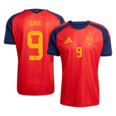 Męska domowa koszulka Hiszpanii Mundial 2026 – GAVI #9