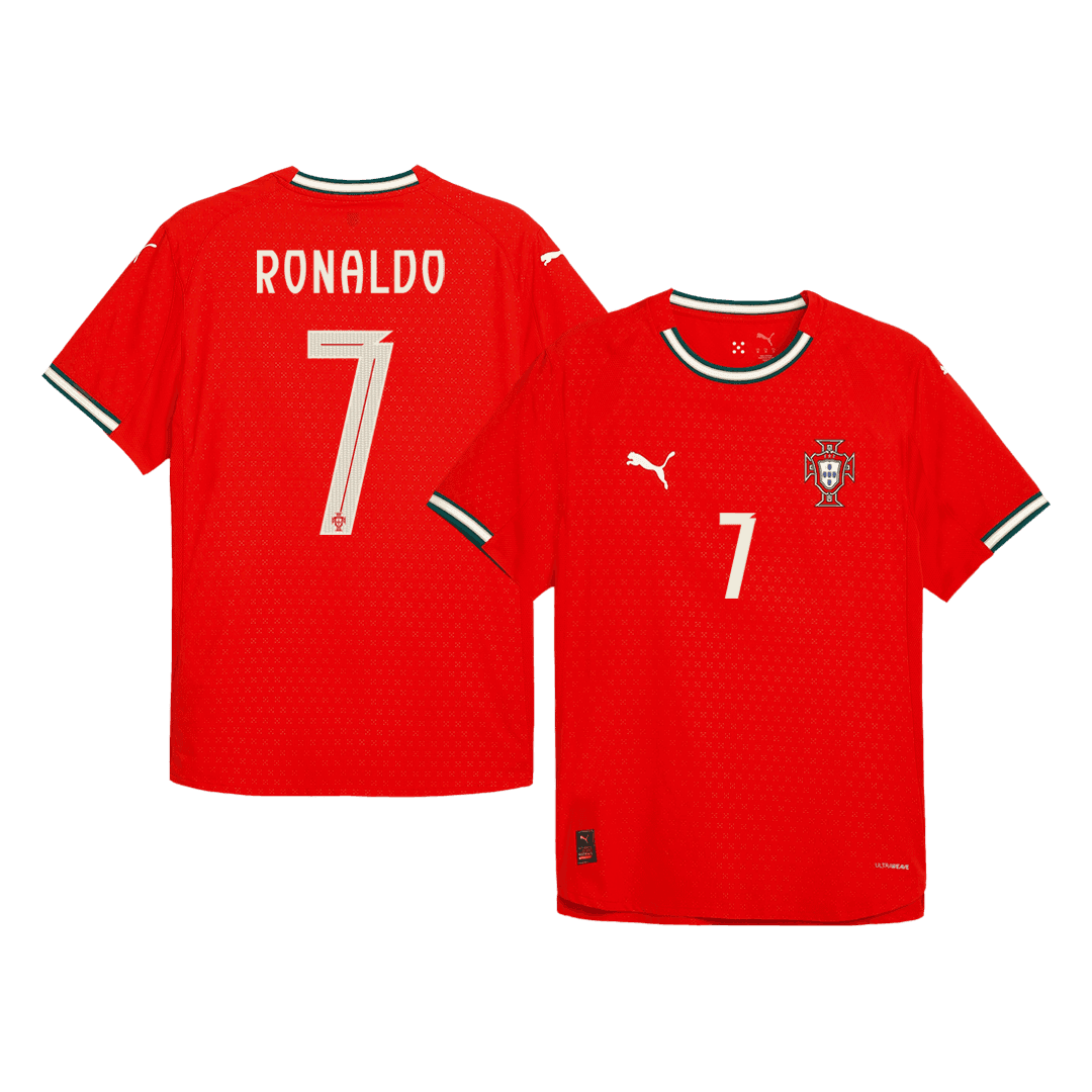 Męska Koszulka Domowa Portugalia RONALDO #7 Wersja Piłkarska 2025 - Topowe Koszulki Pilkarskie Sklep Internetowy