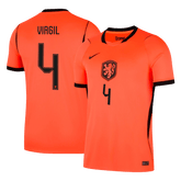 Męska koszulka Holandii domowa VIRGIL #4 - Mundial 2026