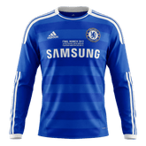 Męska koszulka Retro Domowa Chelsea 2011/12 z Długim Rękawem