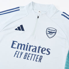 Juniorski Arsenal Bluza z zamkiem Komplet Dresowy 2025/26