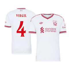 Męska koszulka Liverpoolu wyjazdowa VIRGIL #4 wersja zawodnicza 2026/27 - UCL