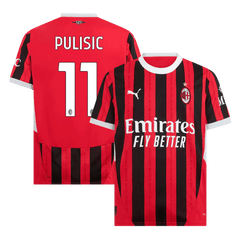 PULISIC #11 Męska koszulka domowa AC Milan 2024/25 - Topowe Koszulki Pilkarskie Sklep Internetowy