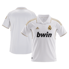 Męska Koszulka Retro Domowa Real Madrid 2011/12