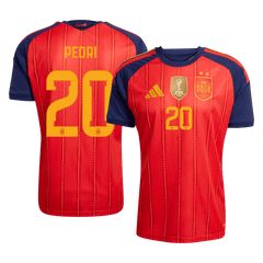 Męska koszulka Hiszpanii Champion Edition domowa PEDRI #20 - Mundial 2026