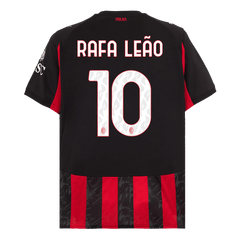 Męska Koszulka Domowa AC Milan RAFA LEÃO #10 2025/26 - Topowe Koszulki Pilkarskie Sklep Internetowy