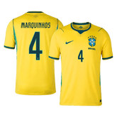 Męska koszulka Brazylii domowa MARQUINHOS #4 - Mundial 2026
