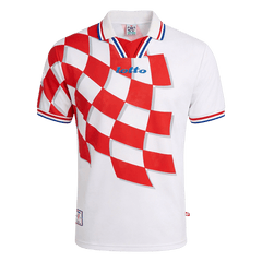 Męska koszulka Chorwacji domowa Retro - Mundial 1998