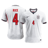 Męska koszulka Anglii domowa RICE #4 wersja zawodnicza – Mundial 2026