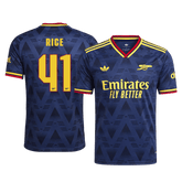 Męska koszulka Arsenalu wyjazdowa RICE #41 wersja zawodnicza 2026/27 - UCL