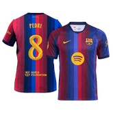 Męska koszulka Barcelony domowa PEDRI #8 2026/27 - UCL
