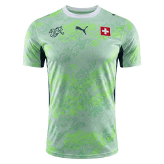 Męska Koszulka Wyjazdowa Switzerland Wersja Piłkarska World Cup 2026 - Slim Fit