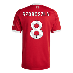 Męska Koszulka Domowa Liverpool SZOBOSZLAI #8 2025/26