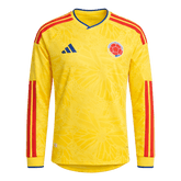 Męska Koszulka Domowa Colombia 2026 z Długim Rękawem - World Cup