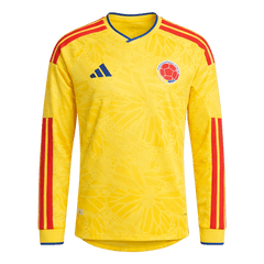 Męska Koszulka Domowa Colombia 2026 z Długim Rękawem - World Cup