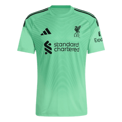 Męska Koszulka Bramkarska Liverpool 2025/26 - Zielony - Topowe Koszulki Pilkarskie Sklep Internetowy