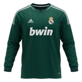 Męska Koszulka Retro Trzecia Wyjazdowa Real Madrid 2012/13 z Długim Rękawem