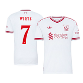 Męska koszulka Liverpoolu wyjazdowa WIRTZ #7 wersja zawodnicza 2026/27 - UCL