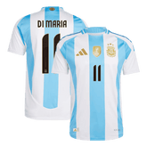 Męska Koszulka Domowa Argentyna DI MARIA #11 Wersja Piłkarska 2024 - Slim Fit - Topowe Koszulki Pilkarskie Sklep Internetowy