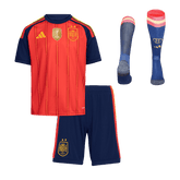 Dziecięcy kompletny strój Hiszpanii Champion Edition domowa - Mundial 2026