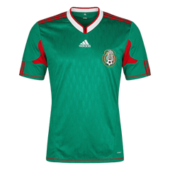 Męska koszulka Meksyku domowa Retro - Mundial 2010
