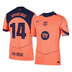 Męska Koszulka Trzecia Wyjazdowa Barcelona RASHFORD #14 Wersja Piłkarska 2025/26 - Slim Fit - Topowe Koszulki Pilkarskie Sklep Internetowy